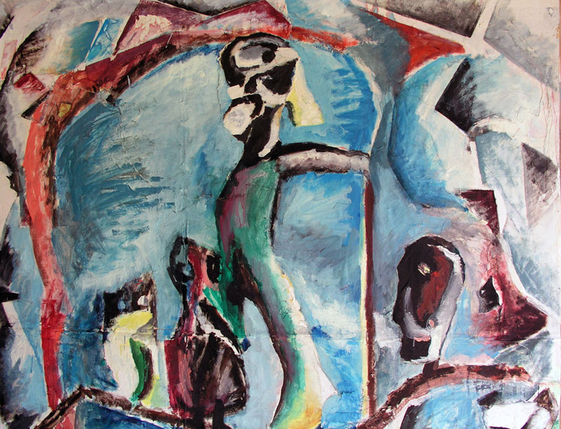 le peintre et ses modèles  – h.s. affiche - 135 x 155 – détail – 1994