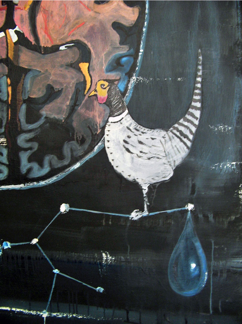 '' Ciel morose...''- h.s.t. - 130 x 190 – détail – 2007-08