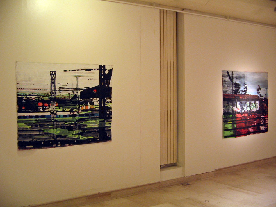 Vue de l'exposition au musée Déchelette à Roanne- 2012
