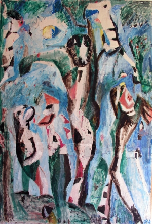 Dans la forêt  - h.s. affiche - 150 x 220 – 1993